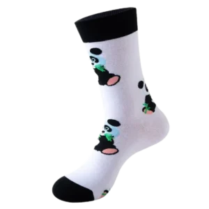 Sock Wollah – Panda op wit