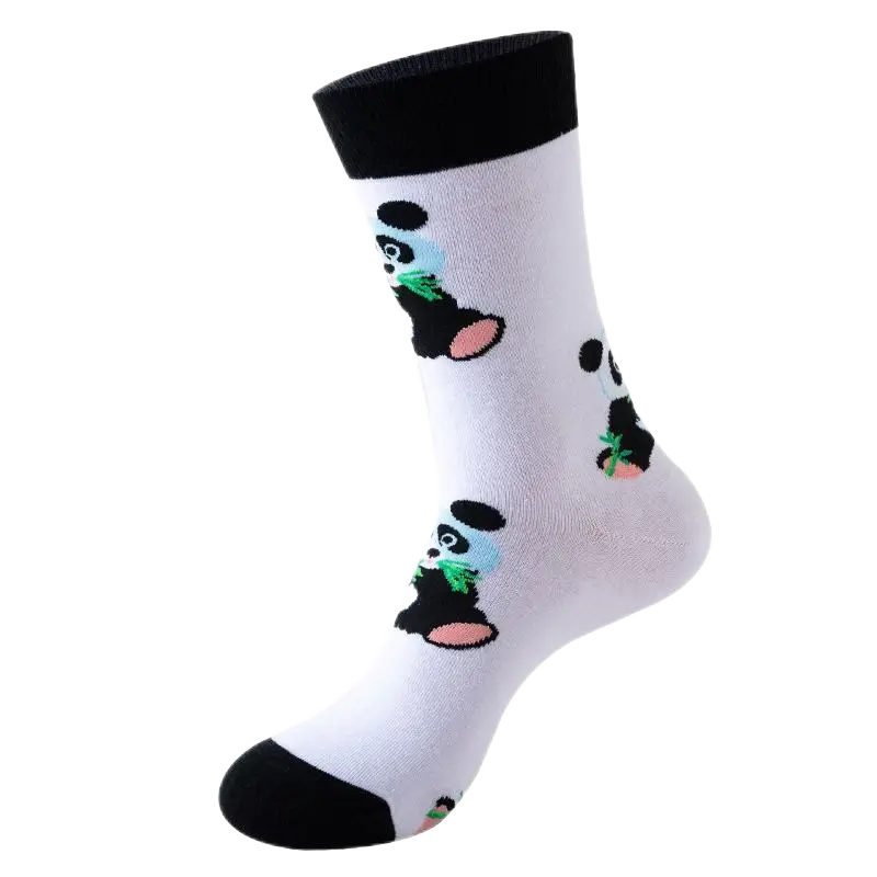 Sock Wollah – Panda op wit Sock Wollah – Panda op wit