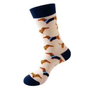 Sock Wollah – Teckels op creme