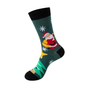 Sock Wollah – Kerstman met Kerstboom