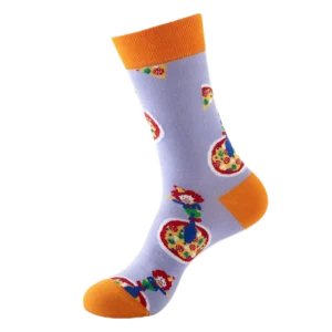 Sock Wollah – Clowns met Pizza op paars