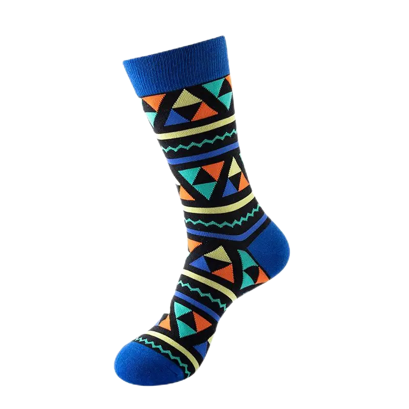 Sock Wollah – Tribaal blauw Sock Wollah – Tribaal blauw