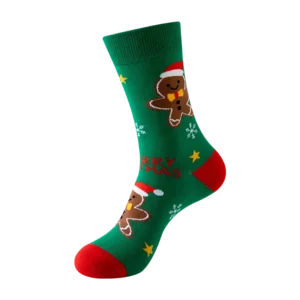 Sock Wollah – Kerst Peperkoek groen