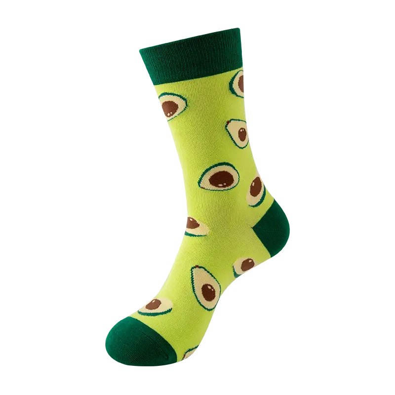 Sock Wollah – Avocado op Limoengroen Sock Wollah – Avocado op Limoengroen