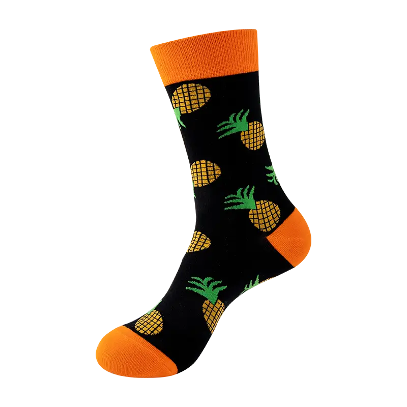 Sock Wollah – Ananas op zwart Sock Wollah – Ananas op zwart