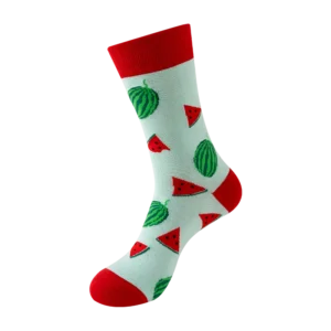 Sock Wollah – Watermeloen op Mintgroen