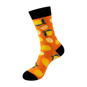 Sock Wollah – Citroenen op oranje