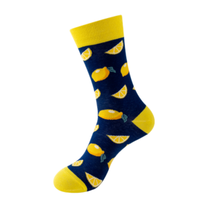 Sock Wollah – Citroenen op donkerblauw