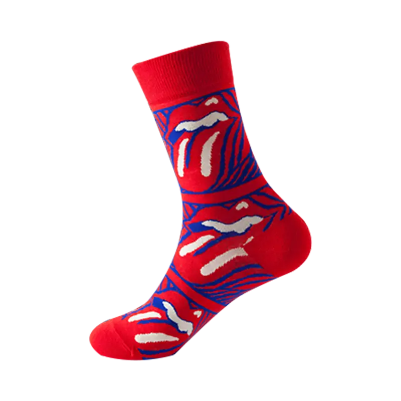 Sock Wollah – Lippen op rood Sock Wollah – Lippen op rood