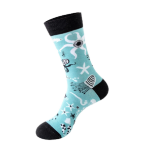 Sock Wollah – Zeewezens op Mintgroen