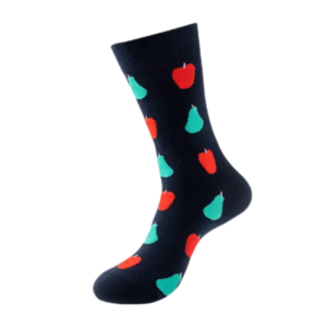 Sock Wollah – Appels en Peren op donkerblauw