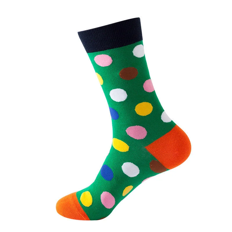 Sock Wollah – Grote Stippen op groen Sock Wollah – Grote Stippen op groen