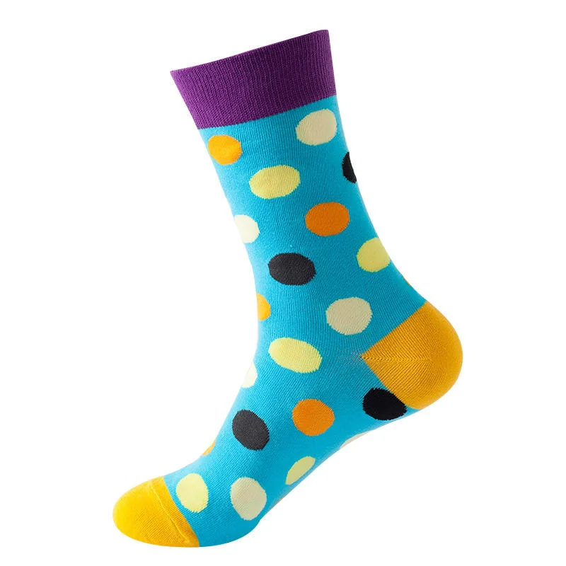 Sock Wollah – Grote Stippen op Turquoise Sock Wollah – Grote Stippen op Turquoise