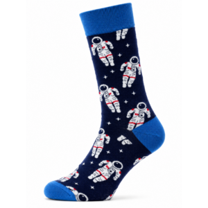Sock Wollah – Astronauten op donkerblauw