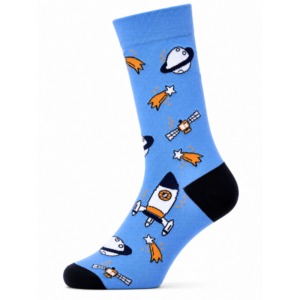 Sock Wollah – Raket op lichtblauw