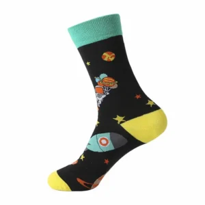 Sock Wollah – Astronaut Kat op Raket