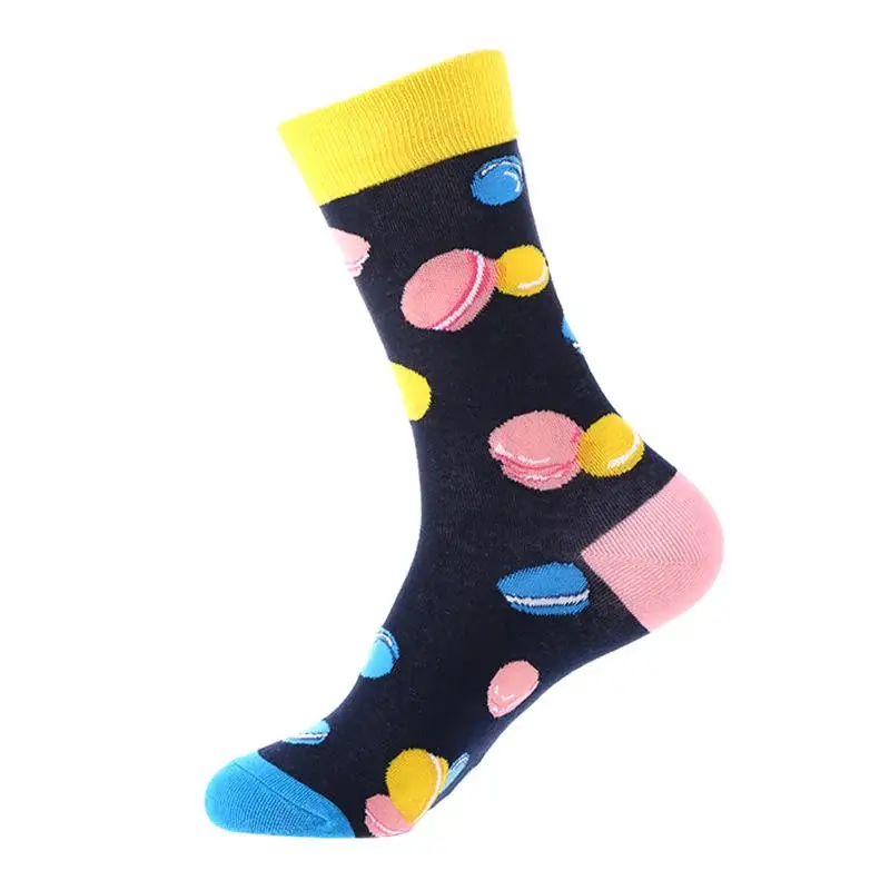 Sock Wollah – Macarons op donkerblauw Sock Wollah – Macarons op donkerblauw