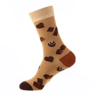 Sock Wollah – Chocoladebonbons op bruin