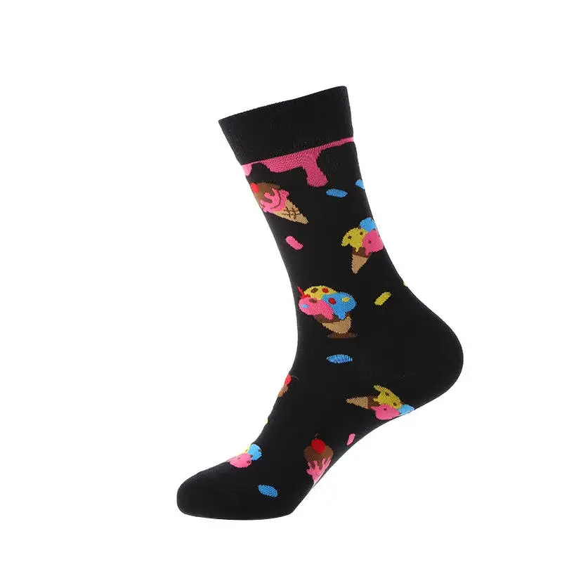 Sock Wollah – IJsjes op zwart Sock Wollah – IJsjes op zwart