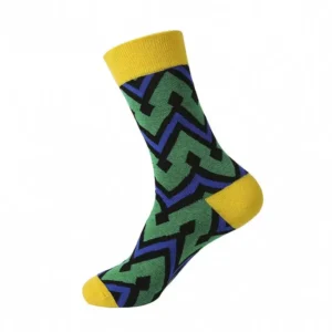 Sock Wollah – Chevron op groen