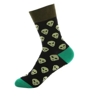 Sock Wollah – Aliens op zwart