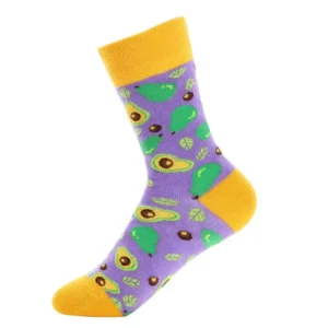 Sock Wollah – Avocado's op paars