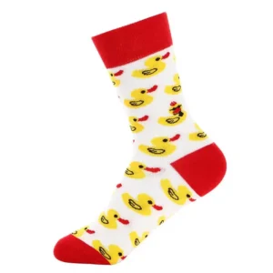 Sock Wollah – Badeendjes op wit