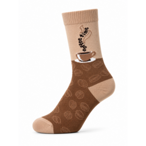 Sock Wollah – Coffee Time, Kop en Schotel op bruin
