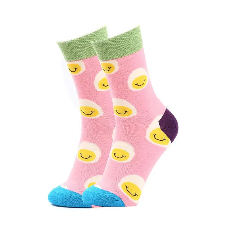 Sock Wollah – Lachende Eitjes op roze Sock Wollah – Lachende Eitjes op roze