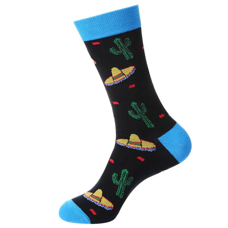 Sock Wollah – Cactussen op zwart Sock Wollah – Cactussen op zwart