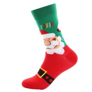 Sock Wollah – Kerstman op groen