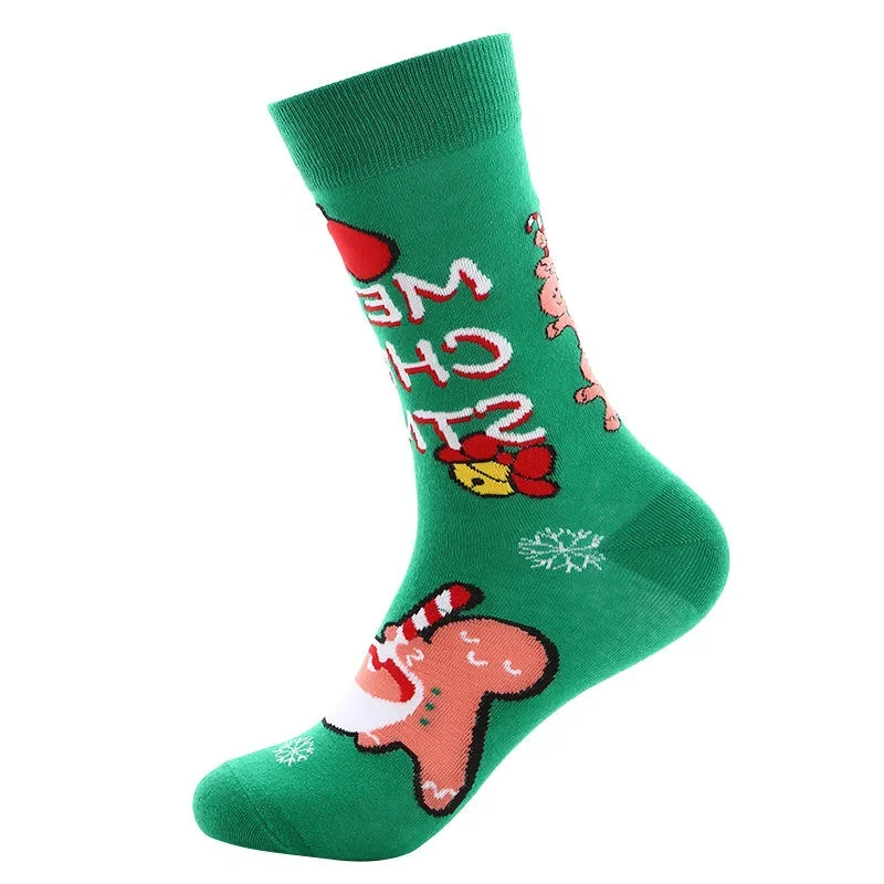 Sock Wollah – Peperkoekman op groen Sock Wollah – Peperkoekman op groen