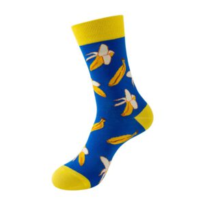 Sock Wollah – Gepelde Bananen op blauw