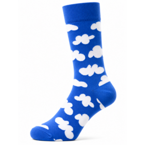 Sock Wollah – Witte Wolken op Hemelblauw