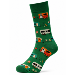 Sock Wollah – Caravans en Campers op groen