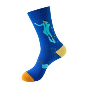 Sock Wollah – Duiker op blauw