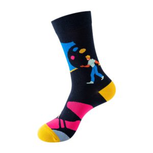 Sock Wollah – Schilder op donkerblauw