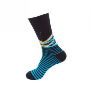 Sock Wollah – Grote Golf op zwart