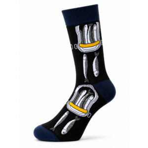 Sock Wollah – Sokken met Sardines en Blik op zwart
